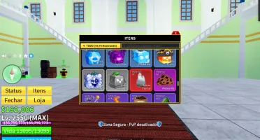 Conta lvl max de blox fruit