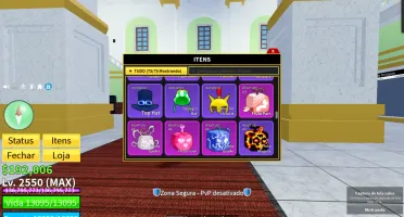 Conta lvl max de blox fruit