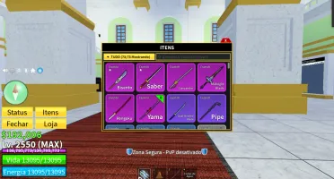 Conta lvl max de blox fruit
