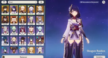 VENDO CONTA AR56 COM BAAL, HUTAO, KAZUHA C1, ZHONGLI E MAIS