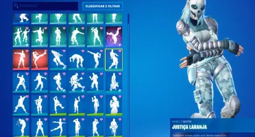 CONTA FORTNITE COM MAIS DE 126 SKINS,C/Salve o mundo
