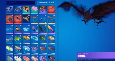 CONTA FORTNITE COM MAIS DE 126 SKINS,C/Salve o mundo