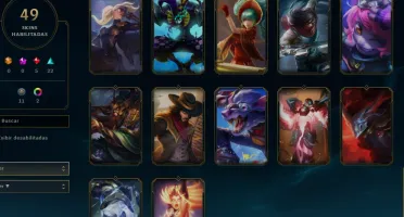 CONTA LOL- LVL 185 - 110 Champions - 49 Skins - FULL ACESSO