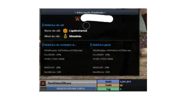 Conta General Point Black 4kk+ Gold, kd 63, itens de reset