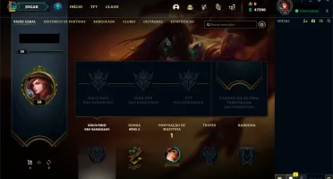 Conta LOL Unranked