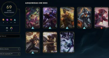 Conta Diamante 3 Full Acesso 96 Campeões 69 Skins