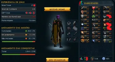 CONTA MAXED 120 DUNGEON RUNESCAPE 3