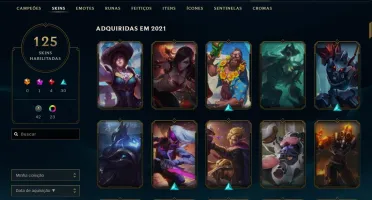 Conta platina 4 125 skins 133 champs