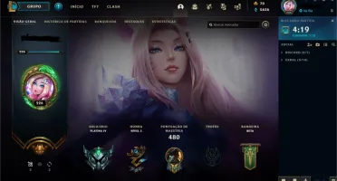 Conta platina 4 125 skins 133 champs