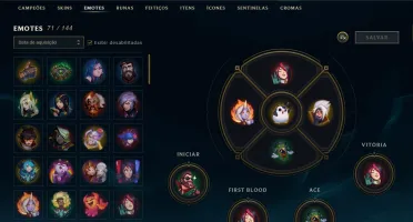Conta platina 4 125 skins 133 champs