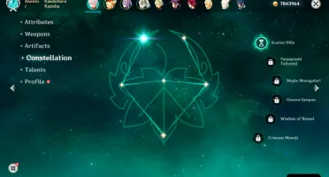 AR 47 com Kazuha C1, Klee, Nahida, Heizhou C6