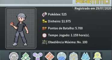 Conta Pokemmo Completa