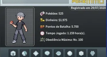 Conta Pokemmo Completa