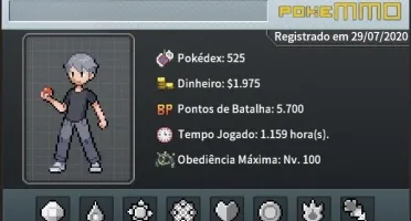 Conta Pokemmo Completa