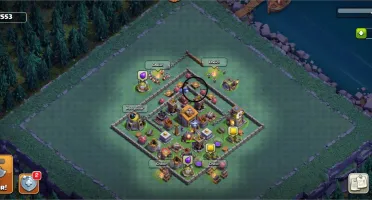 Conta Clash of clans Cv9 com 5 construtor e 1670 Gemas