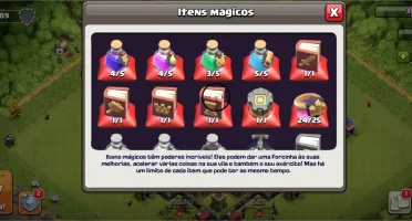 Conta Clash of clans Cv9 com 5 construtor e 1670 Gemas