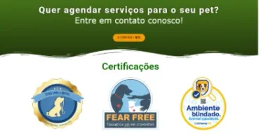 Template editável Pet Shop Institucional Wordpress