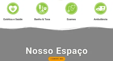 Template editável Pet Shop Institucional Wordpress