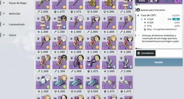 Black Clover M - Ranque 25, Julius c5+arma ou Noelle c5