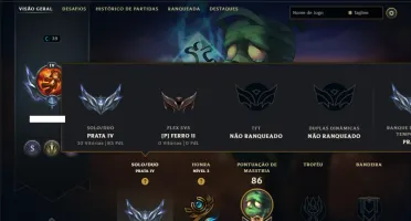 Prata 4 com 45 Champs e 4 Skins