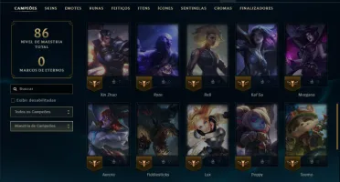 Prata 4 com 45 Champs e 4 Skins