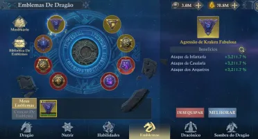 Vendo conta do King of Avalon CH44 com tropa T13, quase 3 bi