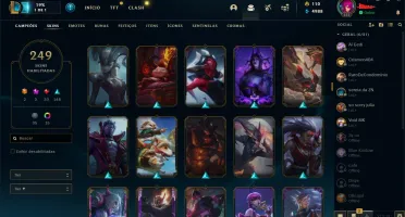 ACC LV242, 249 SKINS, TODOS CAMPEÕES
