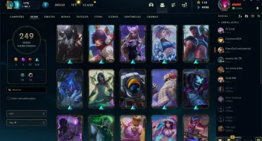 ACC LV242, 249 SKINS, TODOS CAMPEÕES