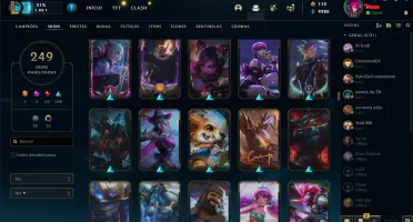 ACC LV242, 249 SKINS, TODOS CAMPEÕES