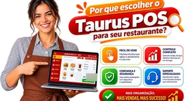 Sistema TaurusPOS para delivery 2026