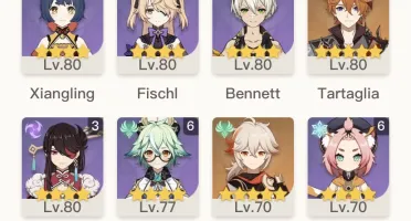 GENSHIN IMPACT CONTA XIAO CHILDE KAZUHA (+4 5*) AR56