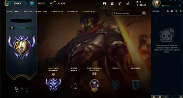 Conta LoL, Diamante I, EA para trocar de Nick