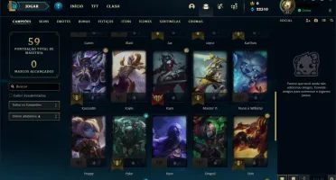 Conta LoL, Diamante I, EA para trocar de Nick
