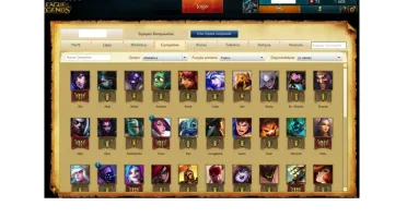 Conta league of legends/ 60 champs/ prata IV / 5 skins