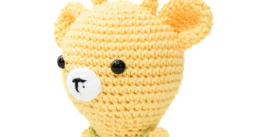 Girafa Cabeçuda Amigurumi Artesanal para Bebê