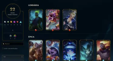 Conta League of Legends Full Acesso - 45 Champs e 22 Skins