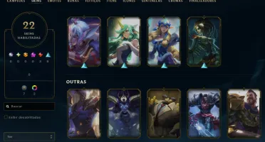 Conta League of Legends Full Acesso - 45 Champs e 22 Skins