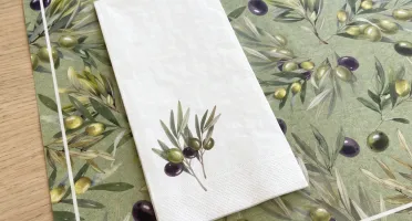 Guardanapo de Papel Oliveira (12 unidades)
