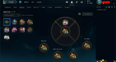 conta lol diamante 1 64% wr caindo com mestre