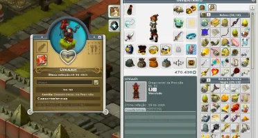 Enutrof lvl 120 equipado e com kamas