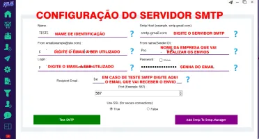 Email Marketing - Ferramenta de envio de email via SMTP