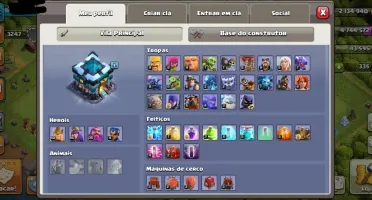 CV13 SEMI FULL CLASH OF CLANS TH13 1 SKIN 6 CONSTRUTOR