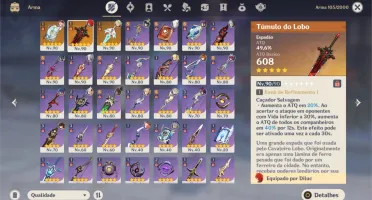 Conta 9x5* + 3x armas 5* + 100 ROLLS ROXO