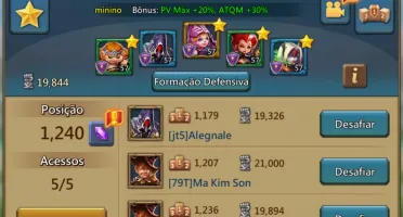 Conta Lords Mobile