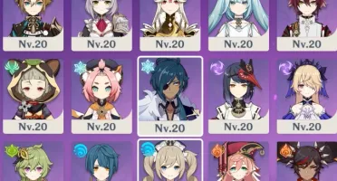 CONTA AR45!! KAZUHA+AYATO+GANYU+KEQING+NAHIDA+JEAN