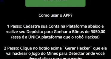 (Script) App Hacker Mines Para Afiliados Ou Dono De Cassino!