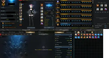 Conta Lost Ark - 1583 Gunslinger 1580 Sharp - 4 Alts KAZEROS
