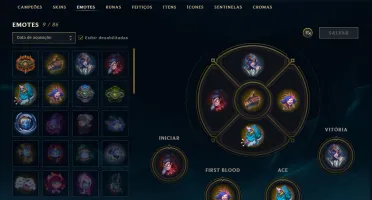 Conta LvL 75 Gold 4 Solo/Duo + 2 Skins Épicas e 51 Campeões