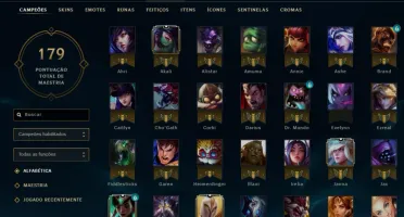 Conta LvL 75 Gold 4 Solo/Duo + 2 Skins Épicas e 51 Campeões