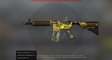 SKIN CSGO M4A4 | Estraga Prazeres FT
